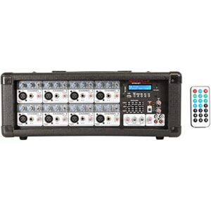 Consola Amplificada 8 Canales 2400 Watt rpm80bt Rockville