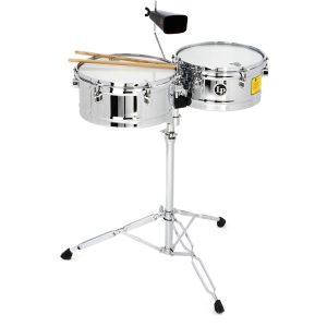 Timbales Lp Aspire LPA256 Latin Percussion Plateado