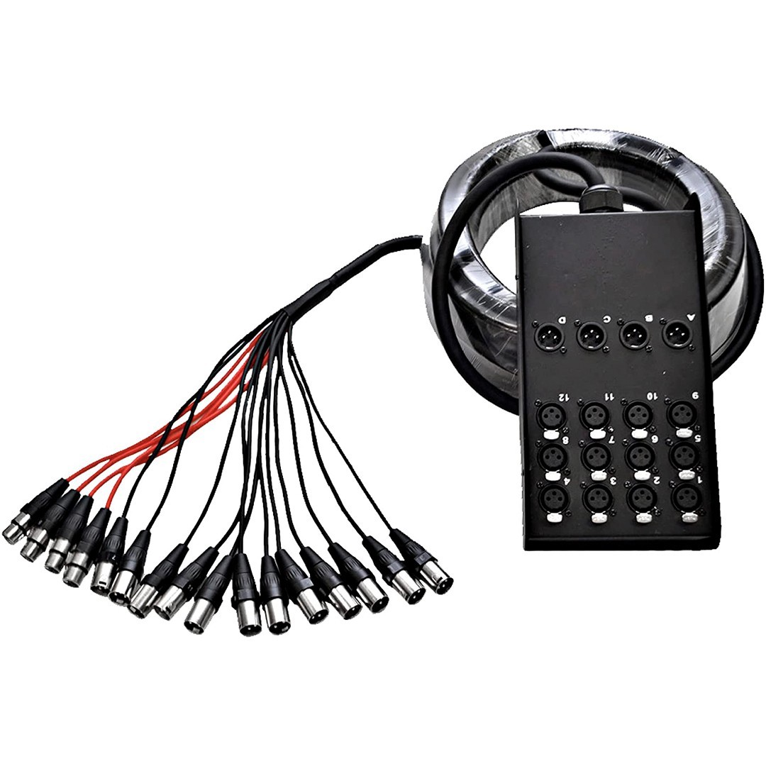 Snake Medusa 12 Xlr a 4 Xlr 15METROS Soundking AH103-15 - Music