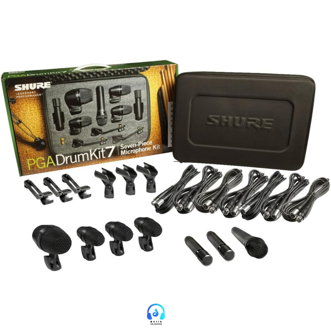 set de microfonos para baterua shure