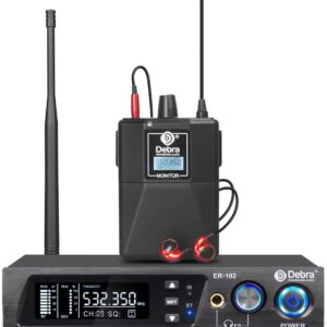 Debra Audio Er-102 Uhf Sistema de Monitor Inalámbrico  Para Escenario (1 Body Con Transmisor)