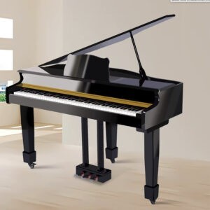 Grand Portable Digital 88 Teclas Con Accion de Martillo Yimo Ym A880 Negro