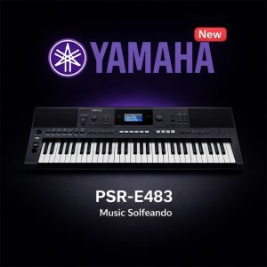 Piano Yamaha Psr e483 teclado digital 61 teclas