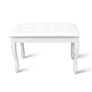 Banquillo para piano blanco estable