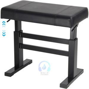 Banquillo para piano hidráulico profesional acolchado