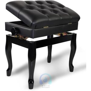 Banquillo para piano hidráulico profesional con gabeta