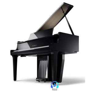Mueble elegante y sistema de pedales real del piano hibrido Kawai Novus NV12